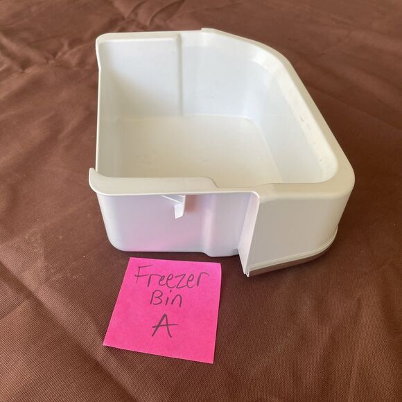 FRIGIDAIRE Side-By-Side Refrigerator White Door Freezer Replace Bin #2153905 A - Picture 4 of 12